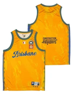 NBL Store Brisbane Bullets 25/26 Alternate Jersey in Yellow