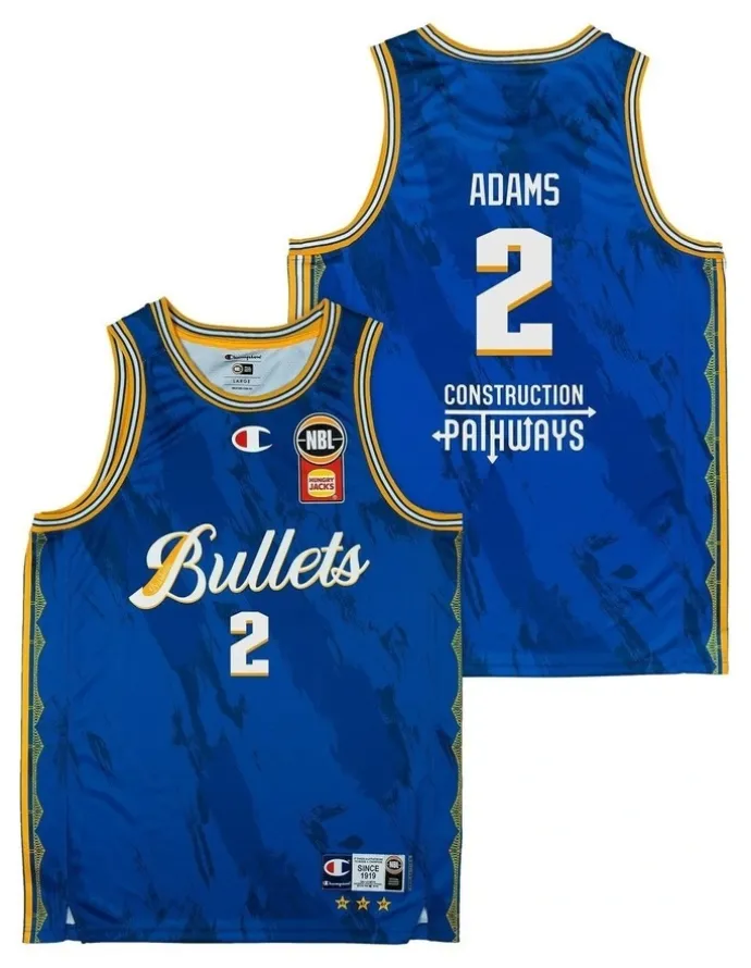 NBL Store Brisbane Bullets 25/26 Primary Jersey in Jaylen Adams