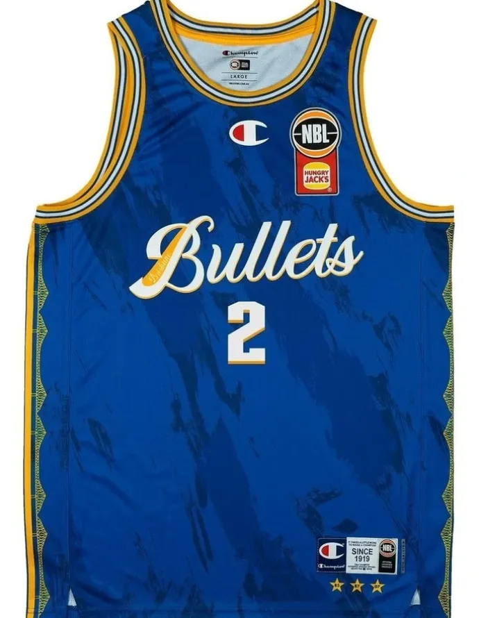 NBL Store Brisbane Bullets 25/26 Primary Jersey in Jaylen Adams