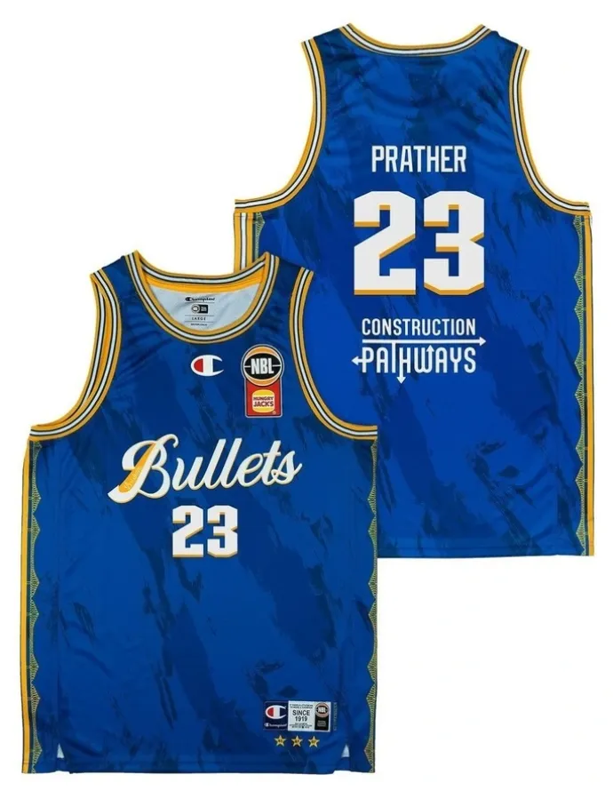 NBL Store Brisbane Bullets 25/26 Primary Jersey in Casey Prather