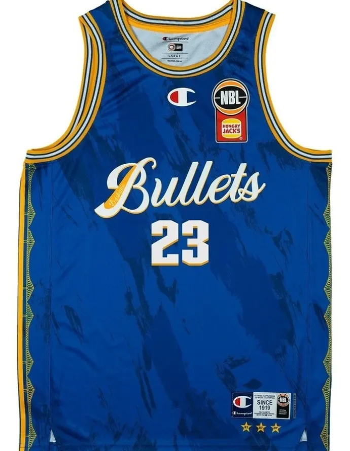 NBL Store Brisbane Bullets 25/26 Primary Jersey in Casey Prather