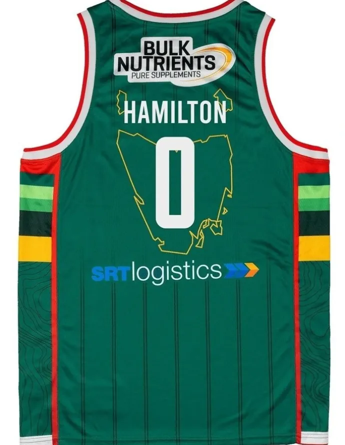 NBL Store Bryce Hamilton Tasmania JackJumpers 25/26 Primary Jersey in Green