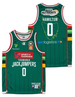 NBL Store Bryce Hamilton Tasmania JackJumpers 25/26 Primary Jersey in Green