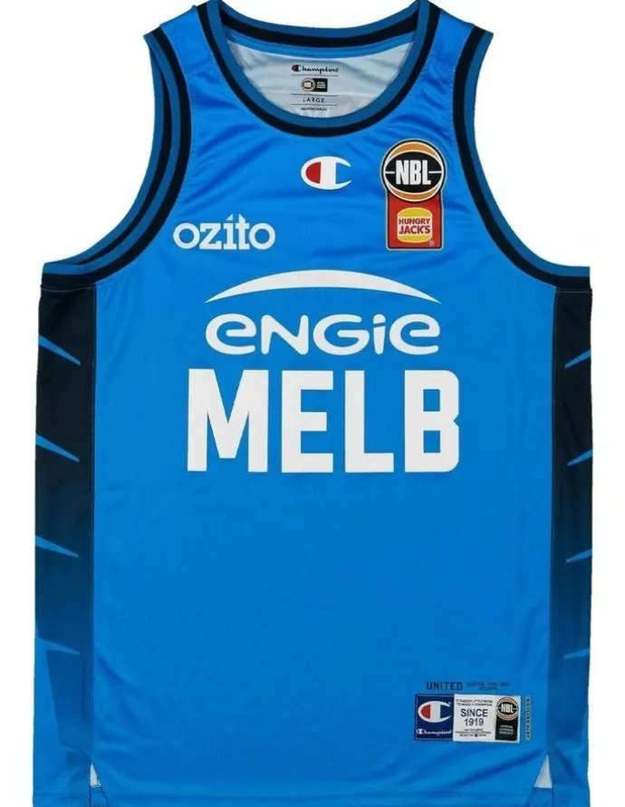 NBL Store Cobalt Melbourne United 25/26 Alternate Jersey in Blue