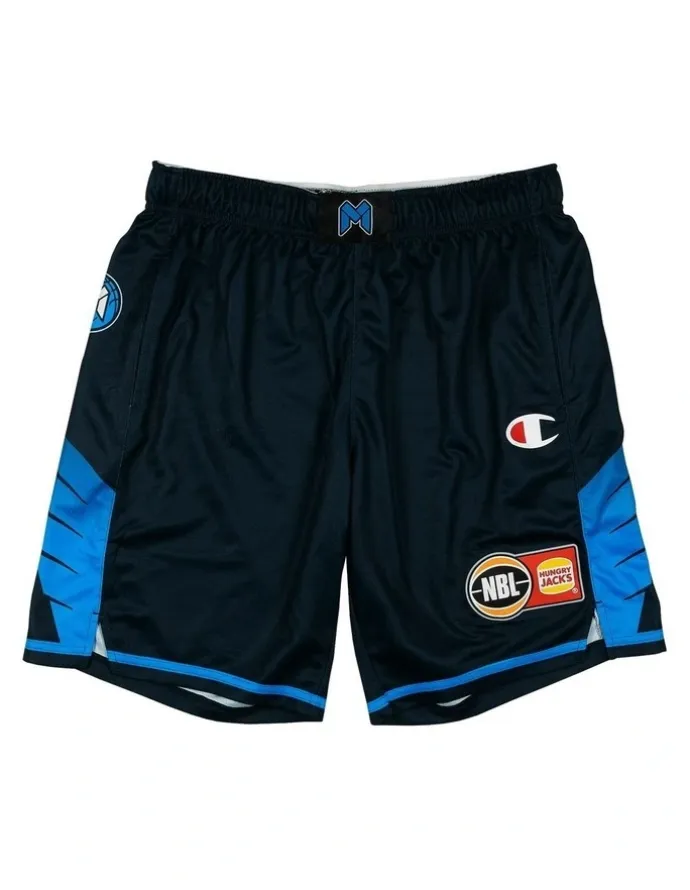 NBL Store Melbourne United 25/26 Primary Shorts in Black