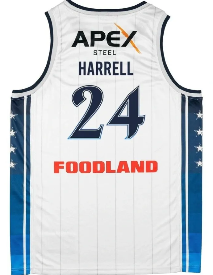 NBL Store Montrezl Harrell Adelaide 36ers 25/26 Alternate Jersey in White