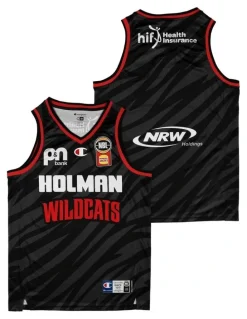 NBL Store Perth Wildcats 25/26 Alternate Jersey in Black