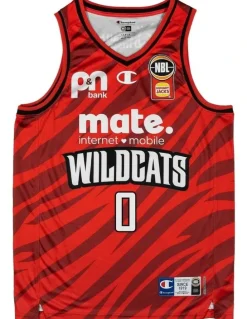 NBL Store Perth Wildcats 25/26 Primary Jersey - Jo Lual-Acuil Jr in Red