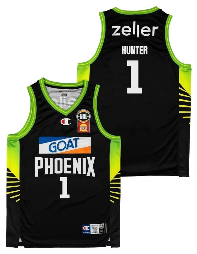 NBL Store S.E. Melbourne Phoenix 25/26 Primary Jersey Jordan Hunter in Black