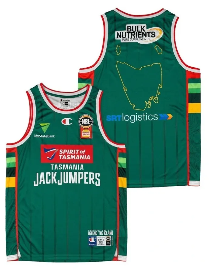 NBL Store Tasmania JackJumpers 25/26 Primary Jersey in Green
