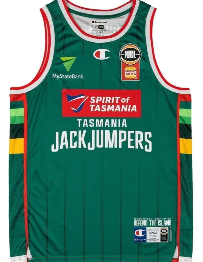 NBL Store Tasmania JackJumpers 25/26 Primary Jersey in Green