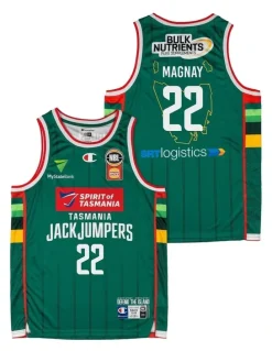 NBL Store Will Magnay Tasmania JackJumpers 25/26 Primary Jersey in Green