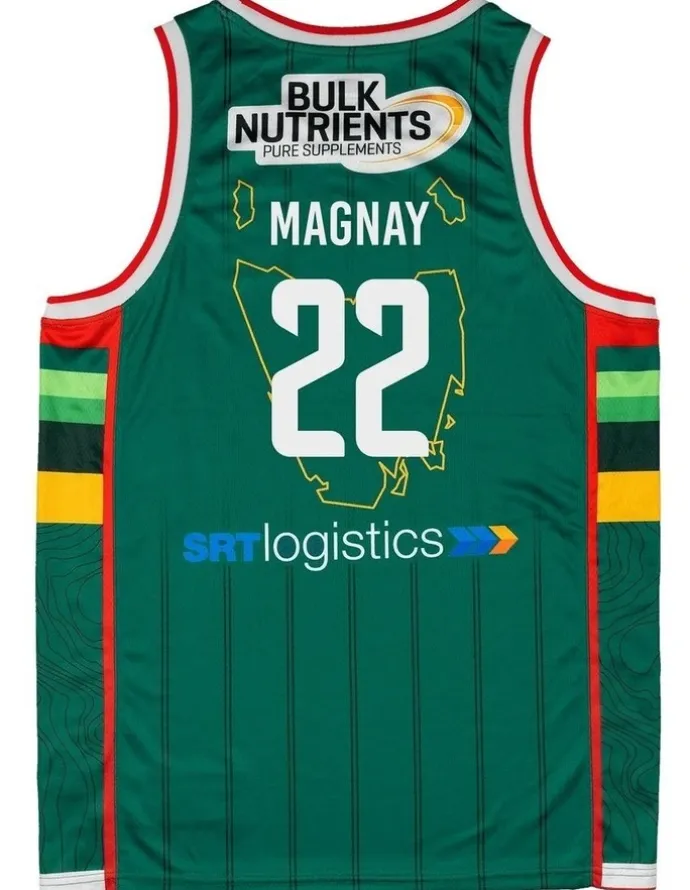 NBL Store Will Magnay Tasmania JackJumpers 25/26 Primary Jersey in Green