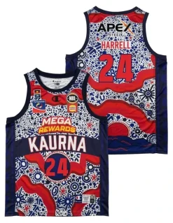 NBL Store Adelaide 36ers 25/26 Indigenous Jersey Montrezl Harrell in Blue