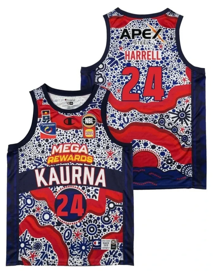 NBL Store Adelaide 36ers 25/26 Indigenous Jersey Montrezl Harrell in Blue