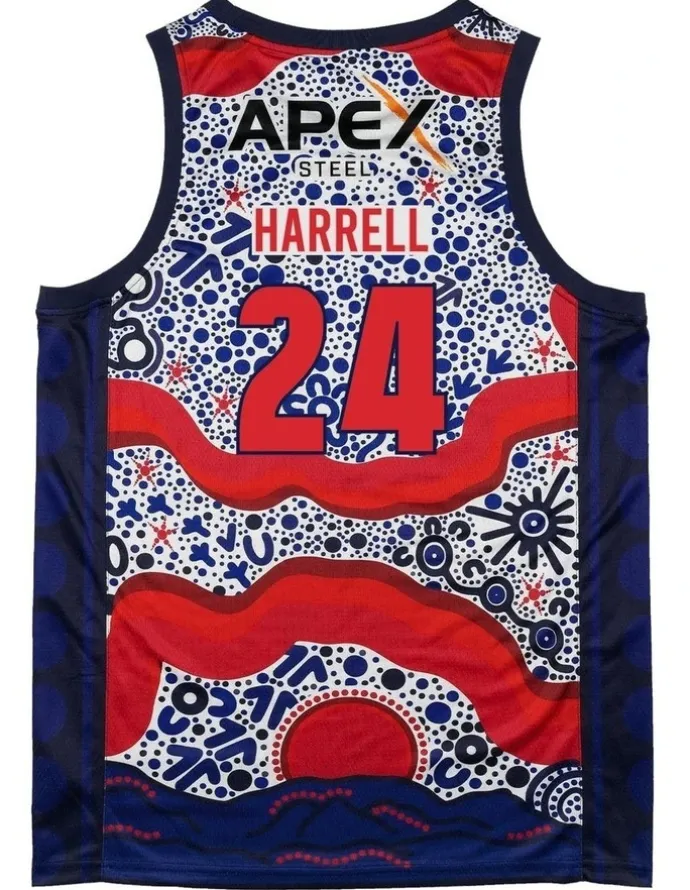 NBL Store Adelaide 36ers 25/26 Indigenous Jersey Montrezl Harrell in Blue