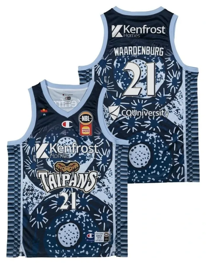 NBL Store Cairns Taipans 25/26 Indigenous Jersey in Blue