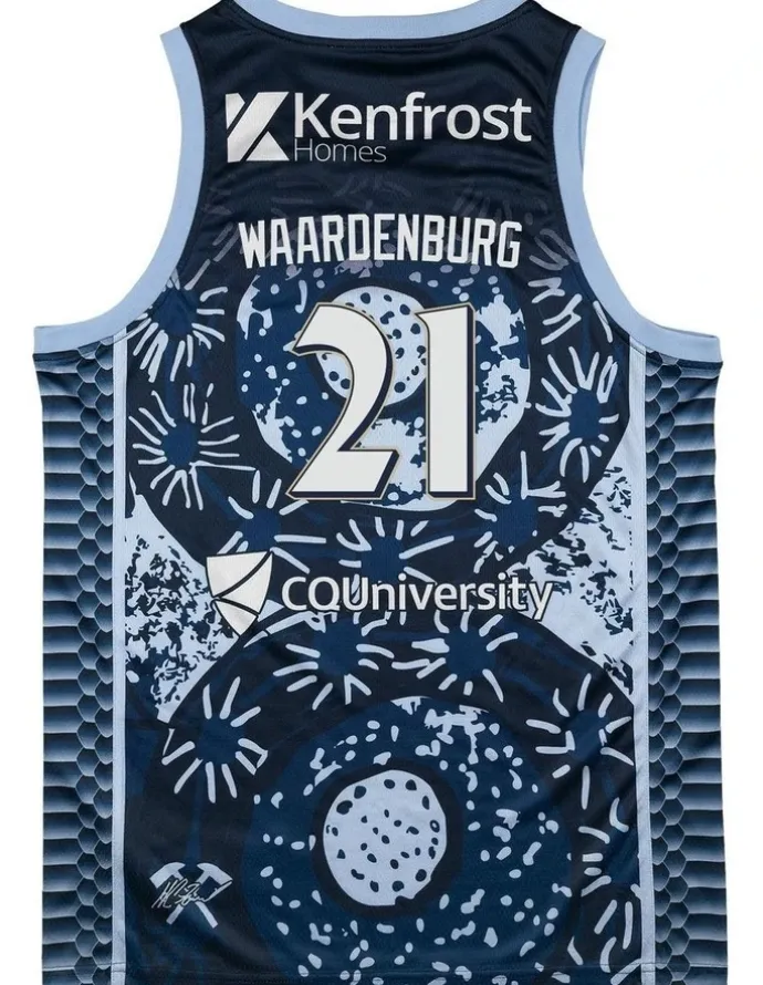 NBL Store Cairns Taipans 25/26 Indigenous Jersey in Blue