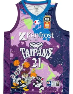NBL Store Cairns Taipans 25/26 Space Jam Jersey in Purple