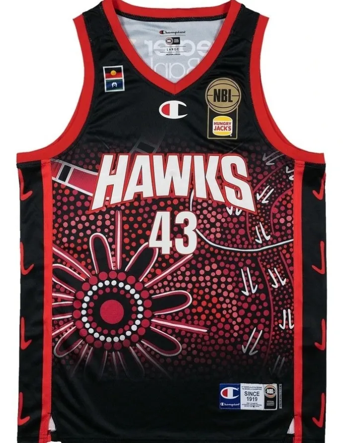 NBL Store Illawarra Hawks 25/26 Indigenous Jersey in Black