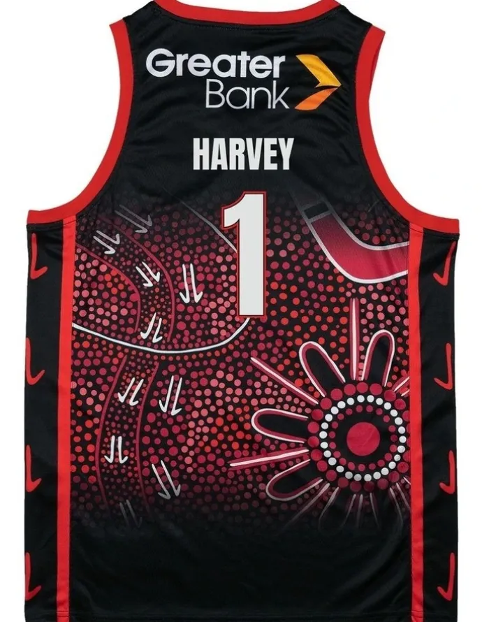 NBL Store Illawarra Hawks 25/26 Indigenous Jersey in Black