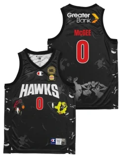 NBL Store Illawarra Hawks 25/26 Space Jam JaVale McGee Jersey Pack of 2 in Black