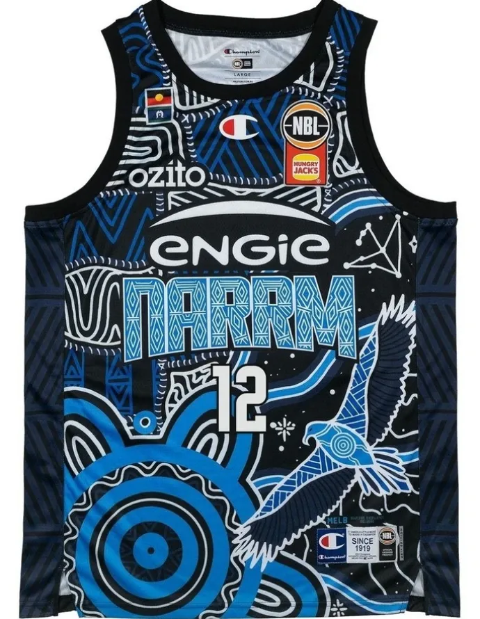 NBL Store Melbourne United 25/26 Indigenous Jersey in Tom Wilson