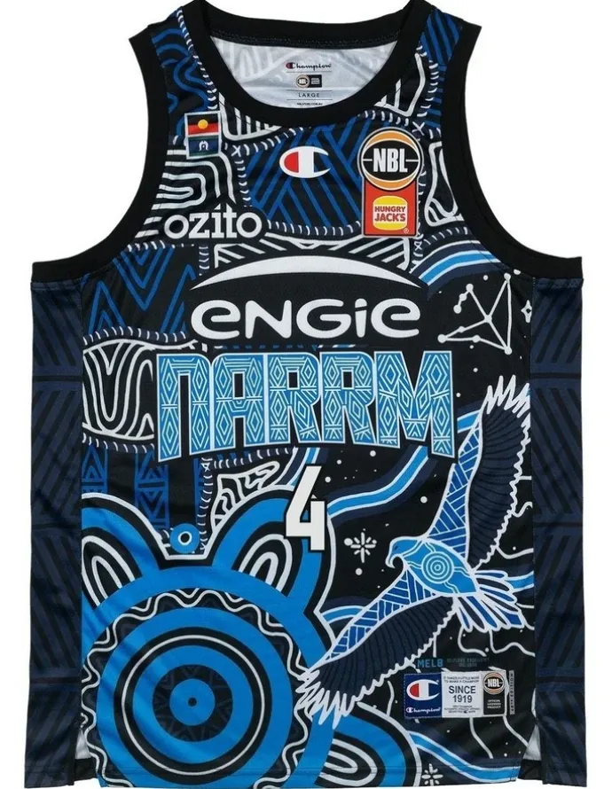 NBL Store Melbourne United 25/26 Indigenous Jersey in Dash Daniels