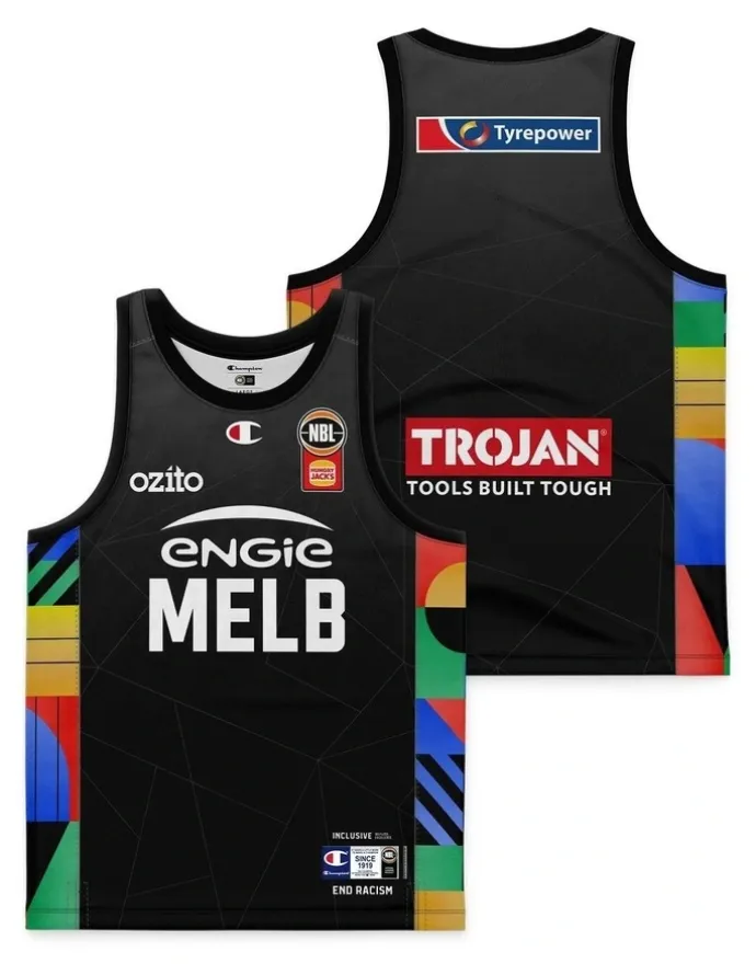 NBL Store Melbourne United Multicultural Jersey 25/26 in Black