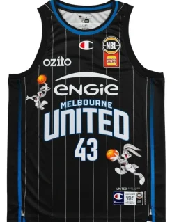 NBL Store Melbourne United 25/26 Space Jam Chris Goulding Jersey in Black