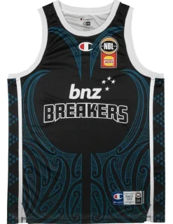 NBL Store New Zealand Breakers 25/26 Indigenous Jersey in Black