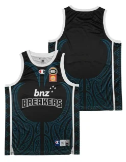NBL Store New Zealand Breakers 25/26 Indigenous Jersey in Black
