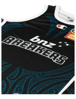 NBL Store New Zealand Breakers 25/26 Indigenous Jersey in Black