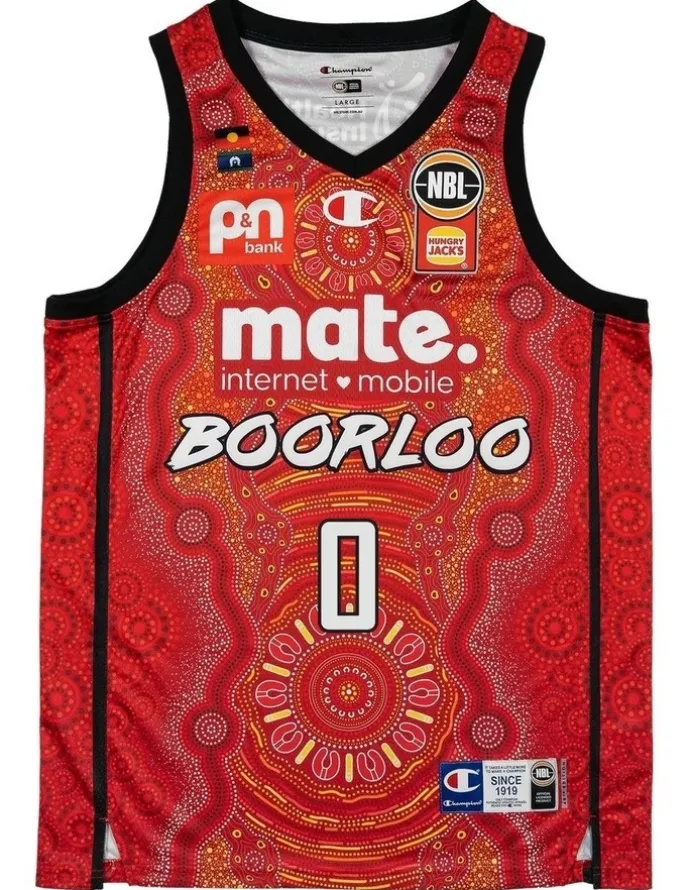 NBL Store Perth Wildcats 25/26 Indigenous Jersey in Jo Lual-Acuil