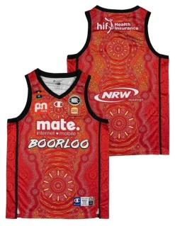 NBL Store Perth Wildcats 25/26 Indigenous Jersey in Red