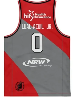 NBL Store Perth Wildcats 25/26 Retro Round Jersey in Jo Lual-Acuil Jr.