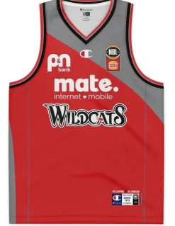 NBL Store Perth Wildcats 25/26 Retro Round Jersey in Red