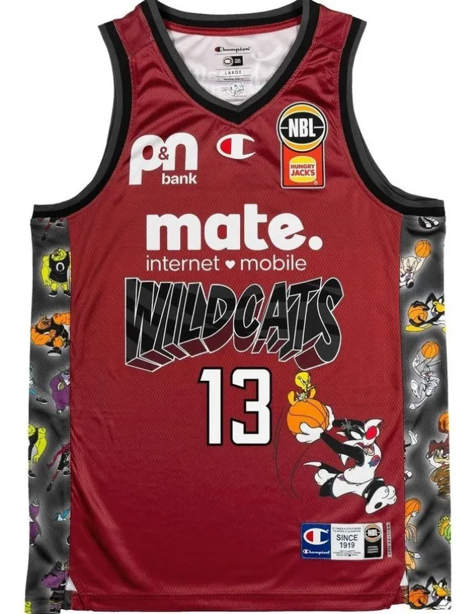 NBL Store Perth Wildcats 25/26 Space Jam Jersey in Noa Kouakou-Heugue