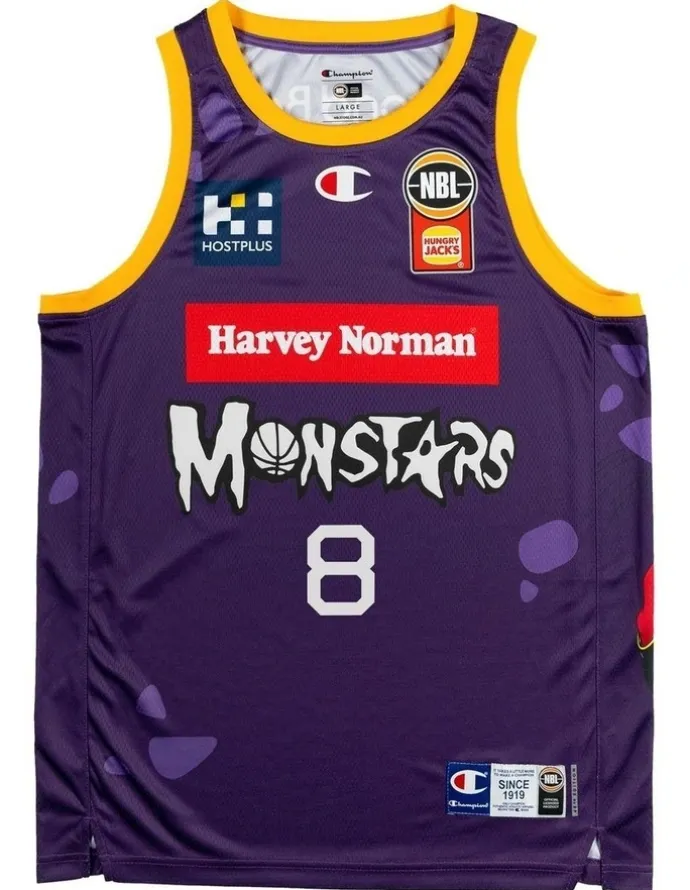 NBL Store Sydney Kings 25/26 Space Jam Jersey in Purple