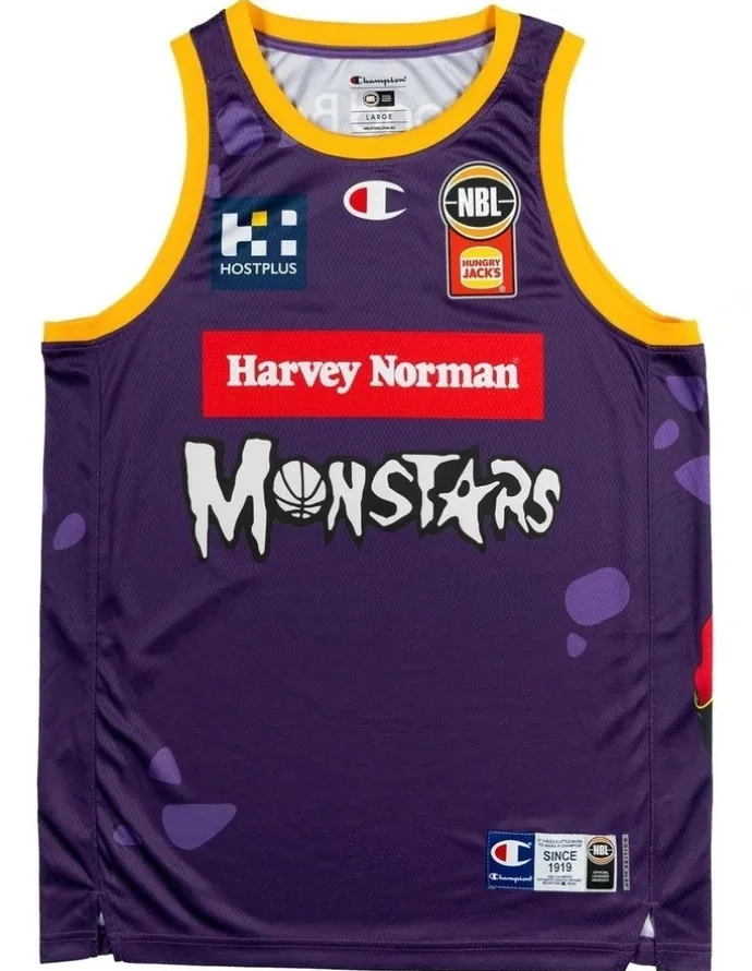 NBL Store Sydney Kings 25/26 Space Jam Jersey in Purple