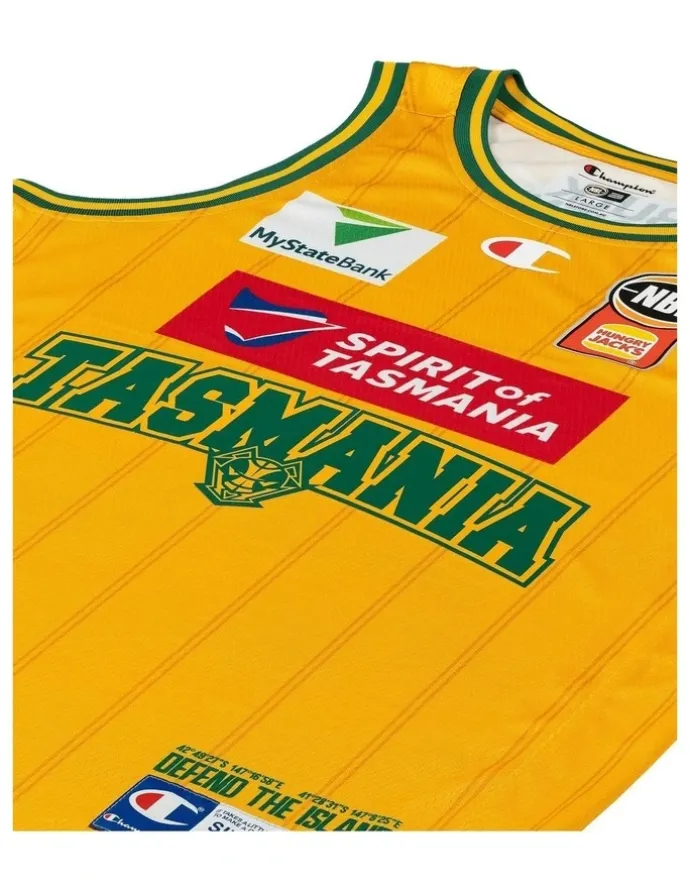 NBL Store Tasmania JackJumpers 25/26 HoopsFest Jersey in Yellow