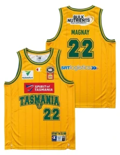 NBL Store Tasmania JackJumpers 25/26 HoopsFest Jersey in Yellow