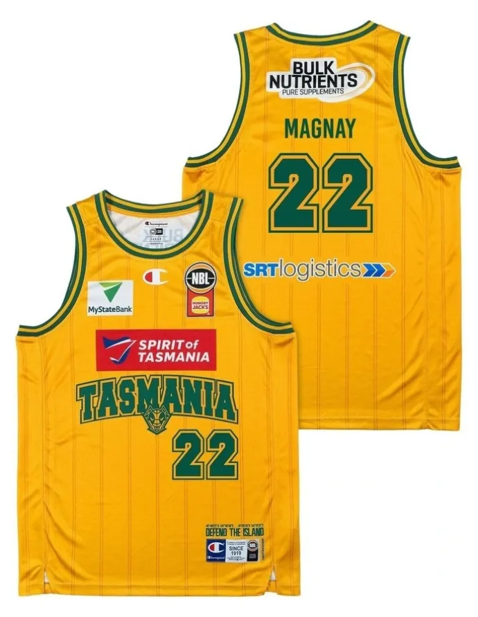 NBL Store Tasmania JackJumpers 25/26 HoopsFest Jersey in Yellow