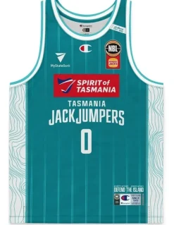 NBL Store Tasmania JackJumpers 25/26 Teal Jersey in Bryce Hamilton
