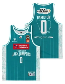 NBL Store Tasmania JackJumpers 25/26 Teal Jersey in Bryce Hamilton