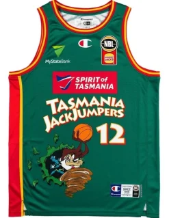 NBL Store Tasmania JackJumpers 25/26 Space Jam Jersey in Green