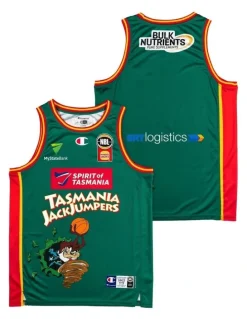 NBL Store Tasmania JackJumpers 25/26 Space Jam Jersey in Green