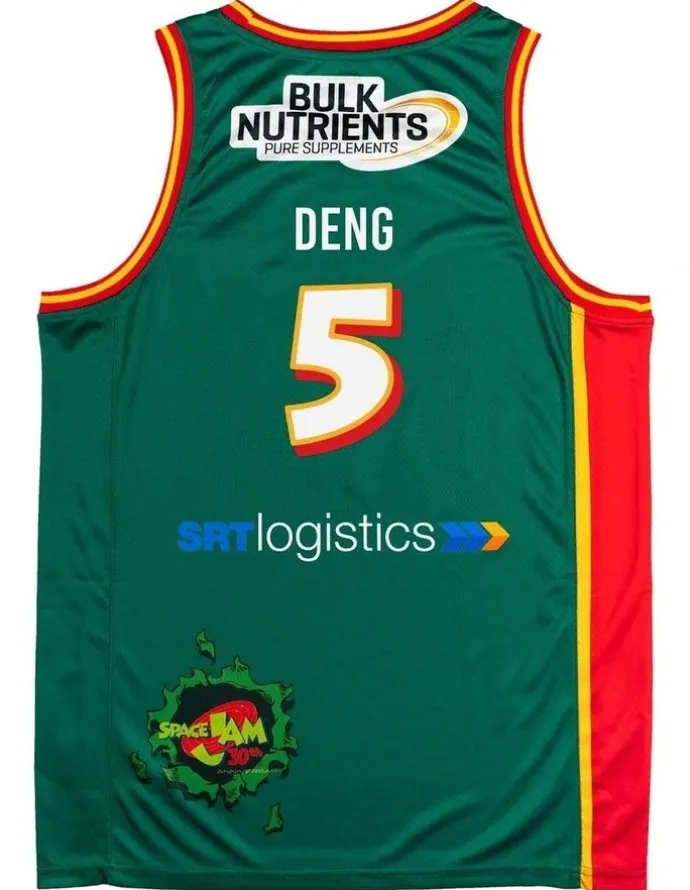 NBL Store Tasmania JackJumpers Majok Deng 25/26 Space Jam Jersey in Green