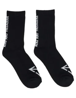 Nena & Pasadena Training Mix Socks 2 Pack in Jet Black