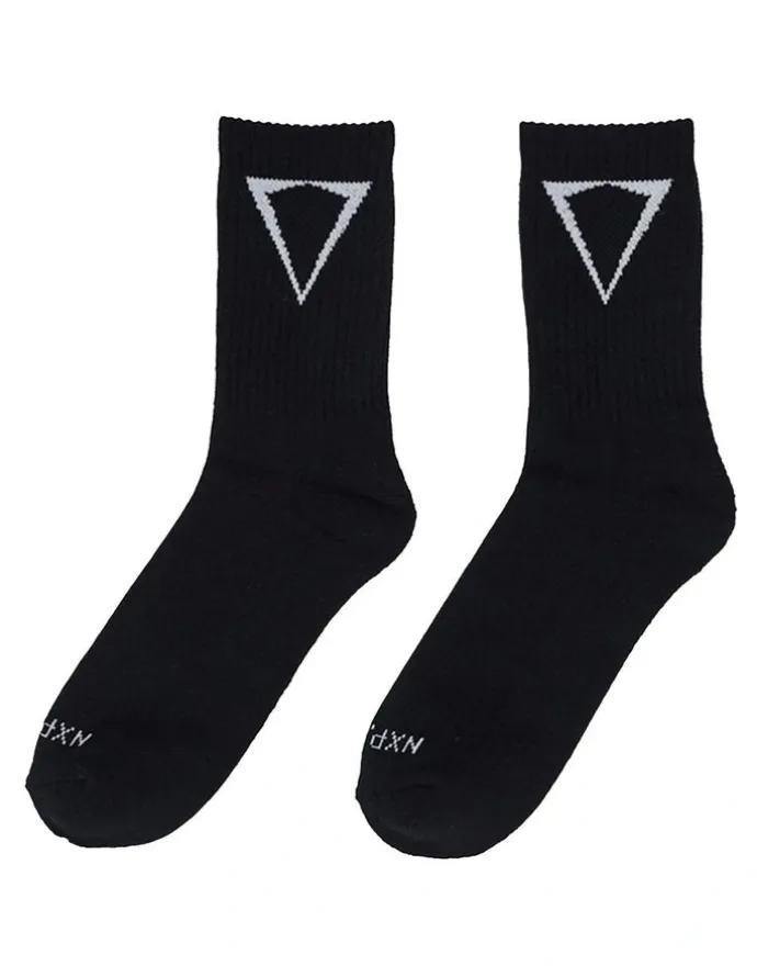 Nena & Pasadena Triple Mid Socks 2 Pack in Black